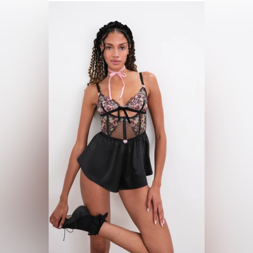 NWT For love and lemons Clara Romper